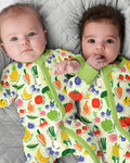 Gerippte Babykleidung mit individuellem Foto - Weich &amp; Skizzenhaft