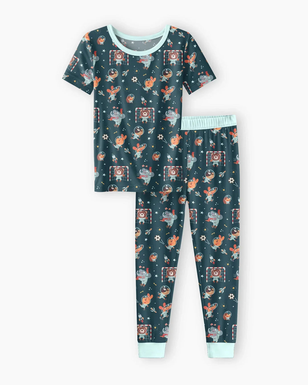 Zweiteiliges, kurzärmliges Pyjama-Set mit Marienkäfern