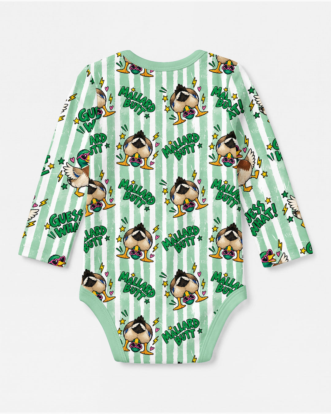 Guess What Mallard Butt Bamboo Bodysuit