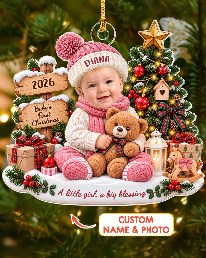 Happy Christmas My Baby Acrylic Ornament