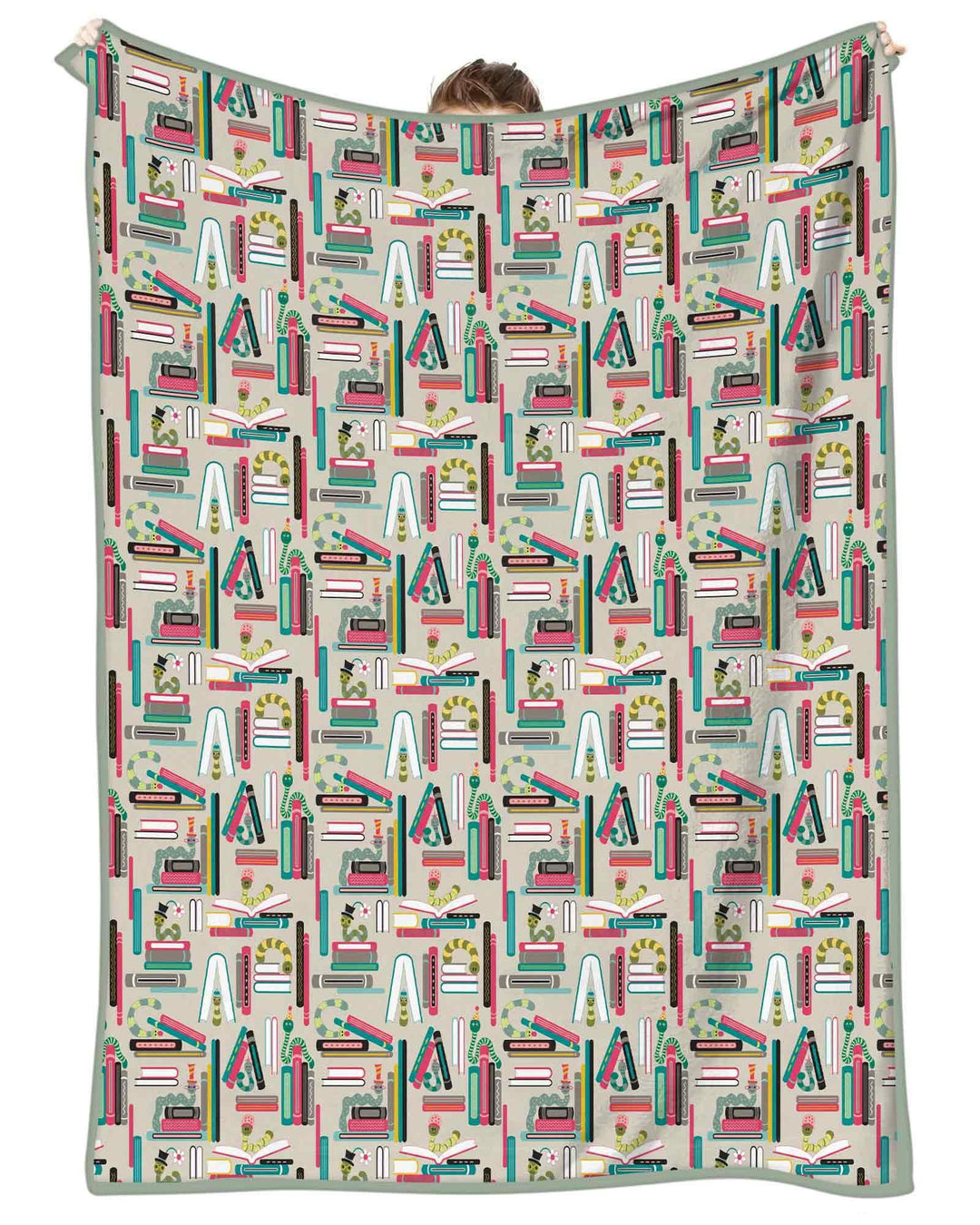 Bookworm Adventures Bamboo Blanket