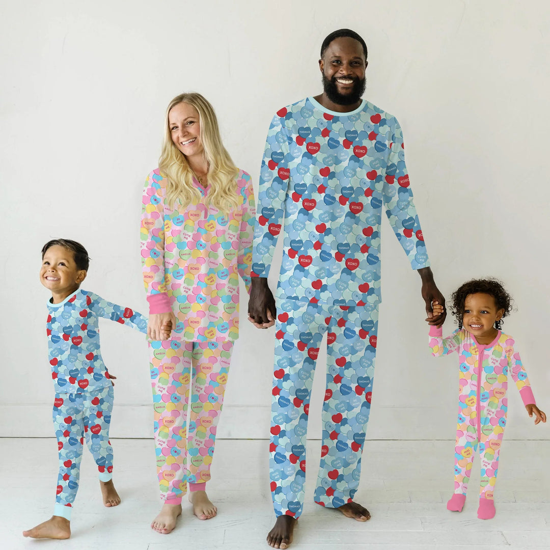 Benutzerdefiniertes Foto-Weihnachtspyjama-Set für Damen