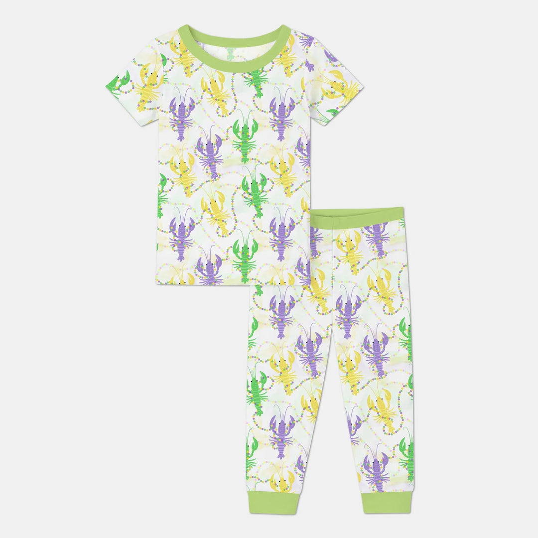 Zweiteiliges, kurzärmliges Pyjama-Set mit Marienkäfern