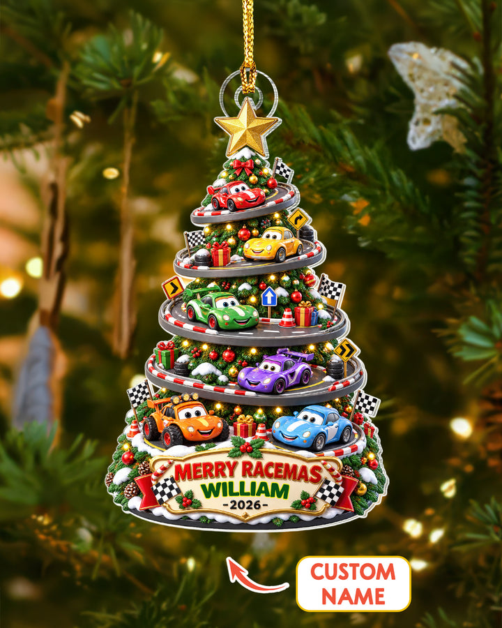 Merry Racemas Acrylic Ornament