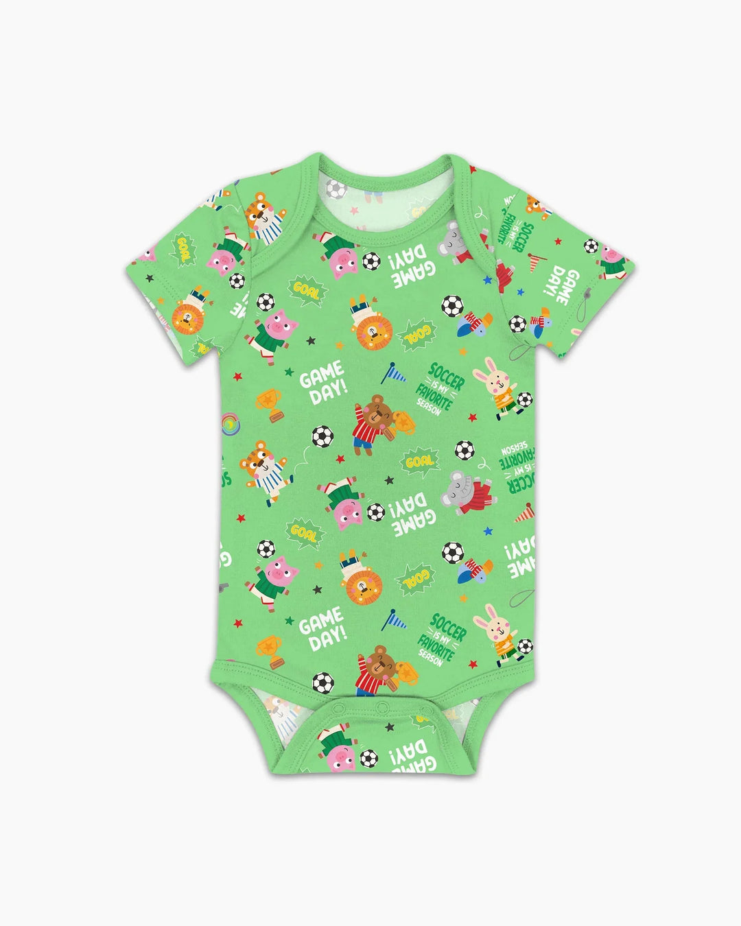 The World Cup Soccer Animals Bamboo Bodysuit