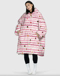 Gebildeter Motivierter Erhabener Melaninierter tragbarer Bambus-Deckenhoodie