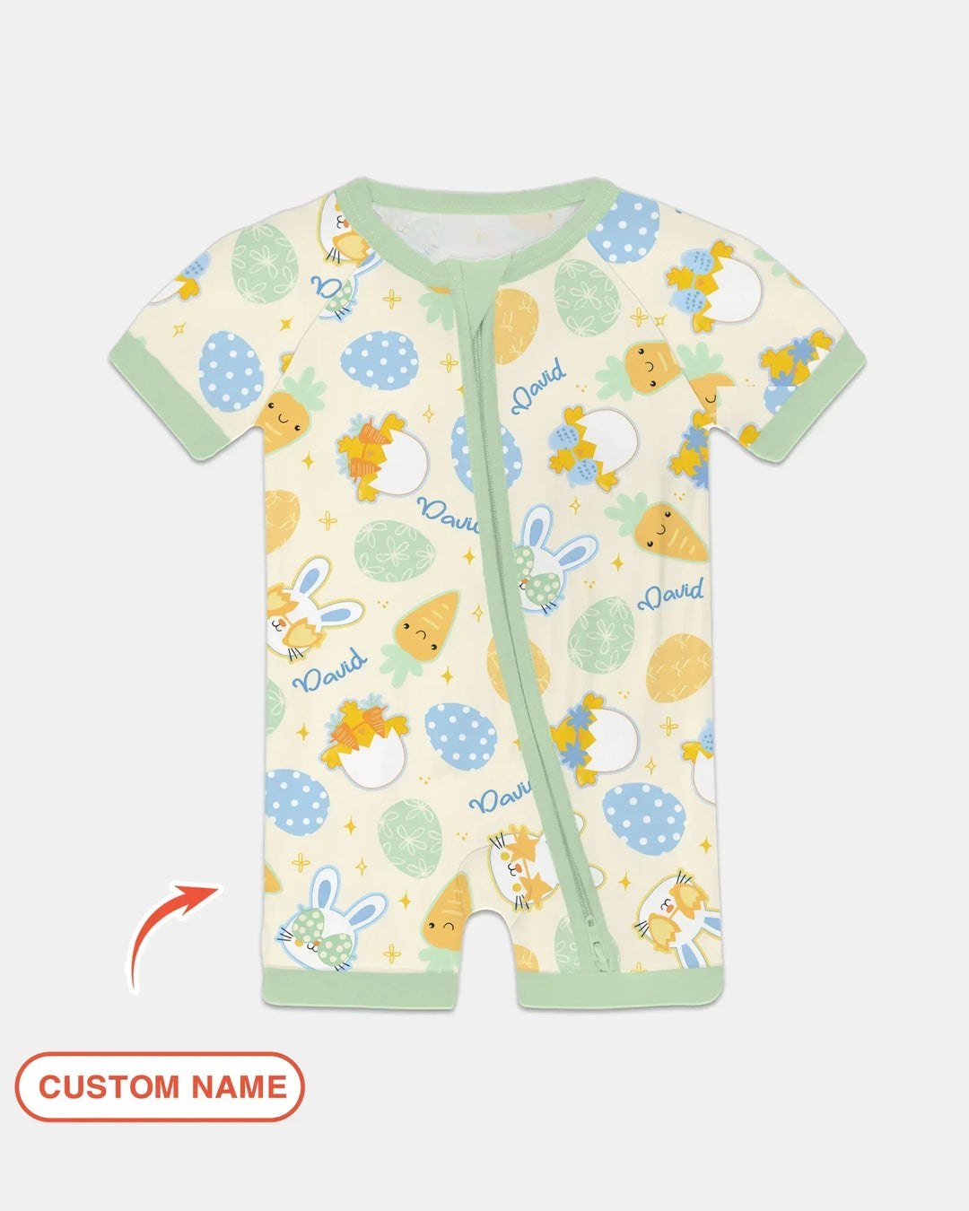 Retro Easter Bamboo Shorty Zippy
