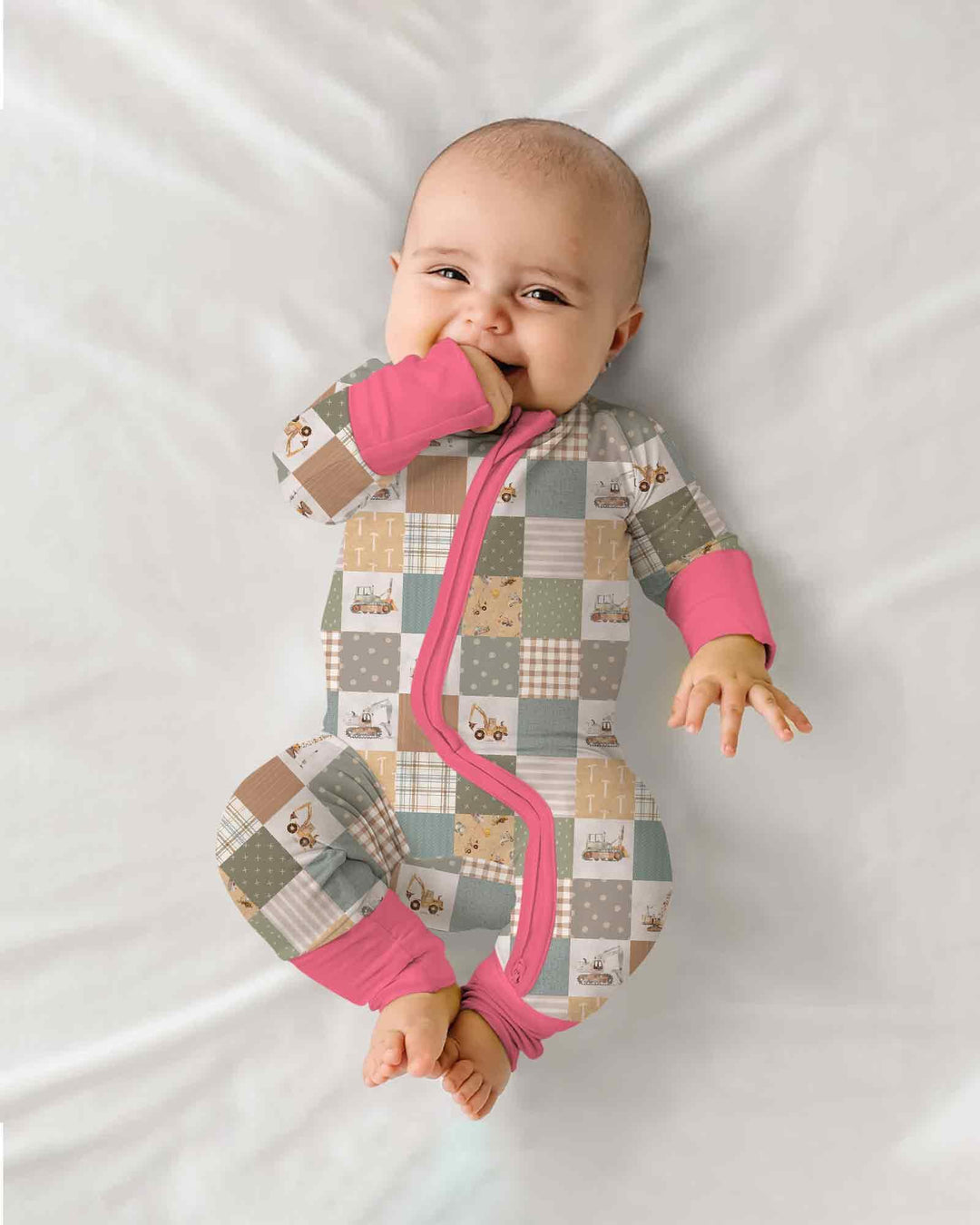 Gerippte Babykleidung mit individuellem Foto - Weich &amp; Skizzenhaft