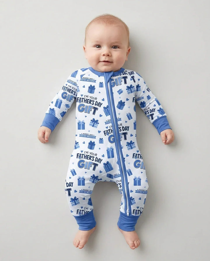 Gerippte Babykleidung mit individuellem Foto - Weich &amp; Skizzenhaft