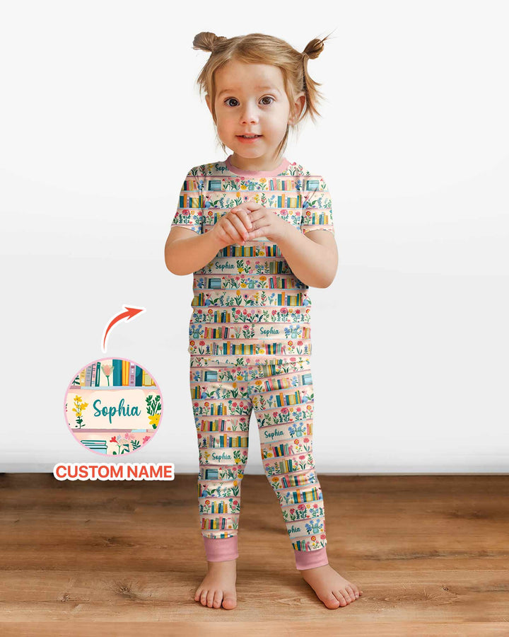 Zweiteiliges, kurzärmliges Pyjama-Set mit Marienkäfern
