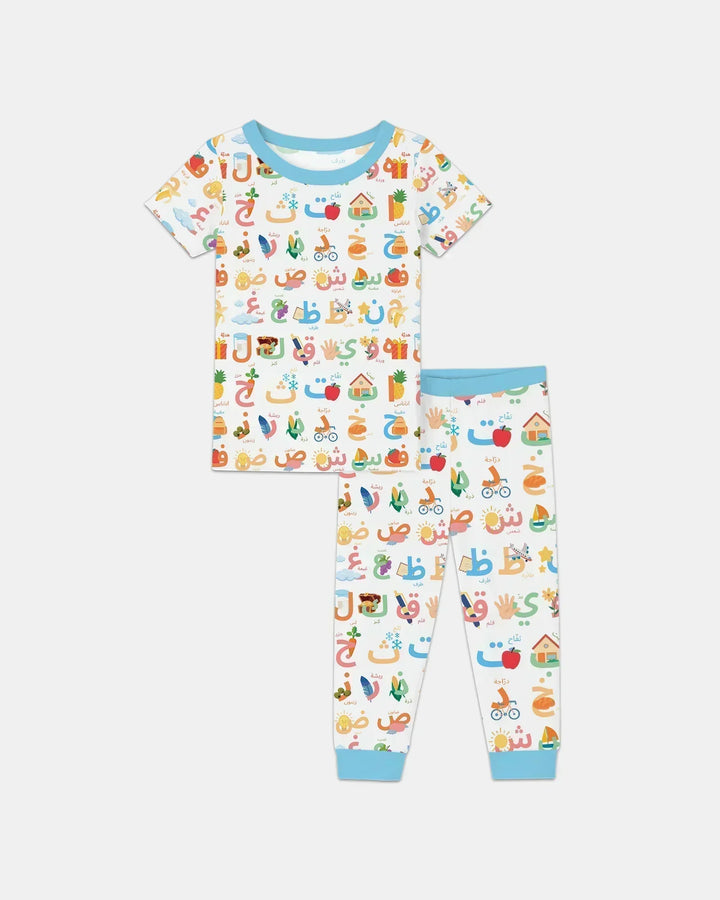 Zweiteiliges, kurzärmliges Pyjama-Set mit Marienkäfern