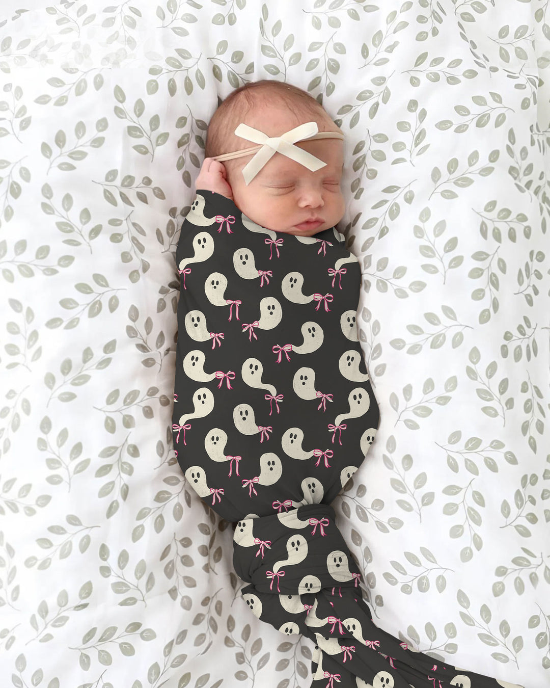 Little Ghosts swaddle blanket