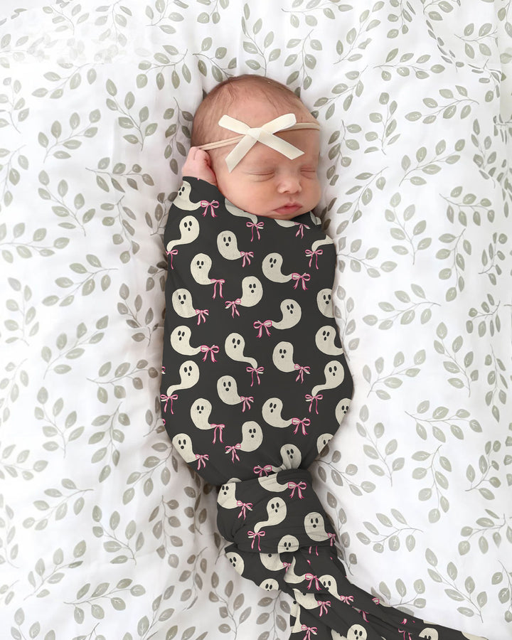 Little Ghosts swaddle blanket