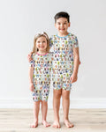 Saint ABCs Bamboo Two Piece Short Sleeve Shorts Pajama Set
