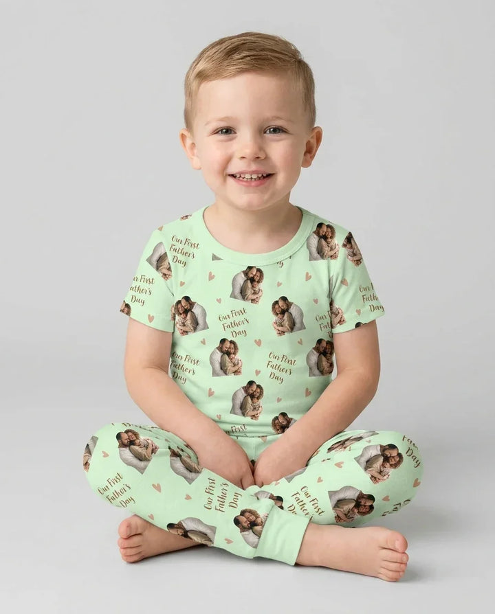 Zweiteiliges, kurzärmliges Pyjama-Set mit Marienkäfern