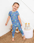 Zweiteiliges, kurzärmliges Pyjama-Set mit Marienkäfern