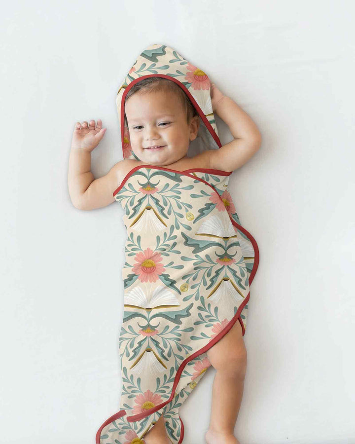 Blooming Stories Hooded Bamboo Towel Set