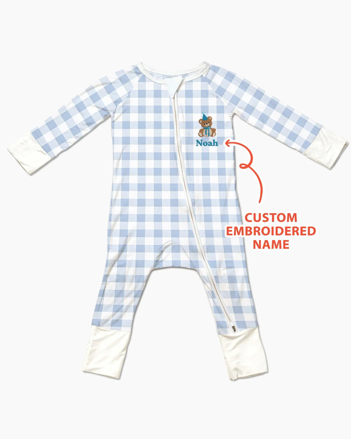 Gerippte Babykleidung mit individuellem Foto - Weich &amp; Skizzenhaft