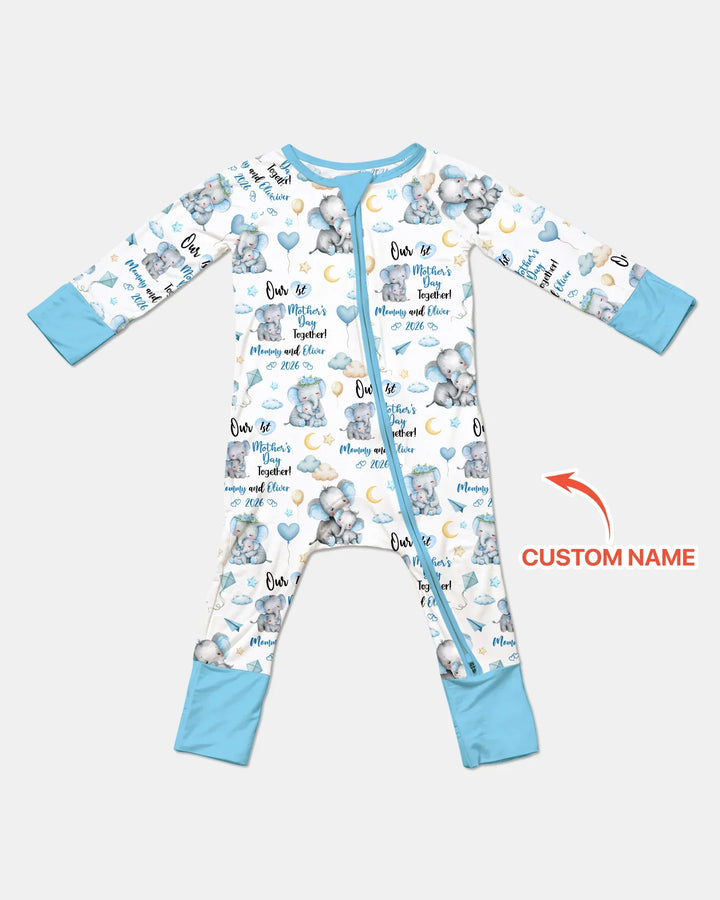 Personalized Our 1st Mother's Day Together Bamboo Convertible Zippy