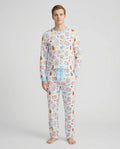 Preppy Sardines Bamboo Men's Pajama Set