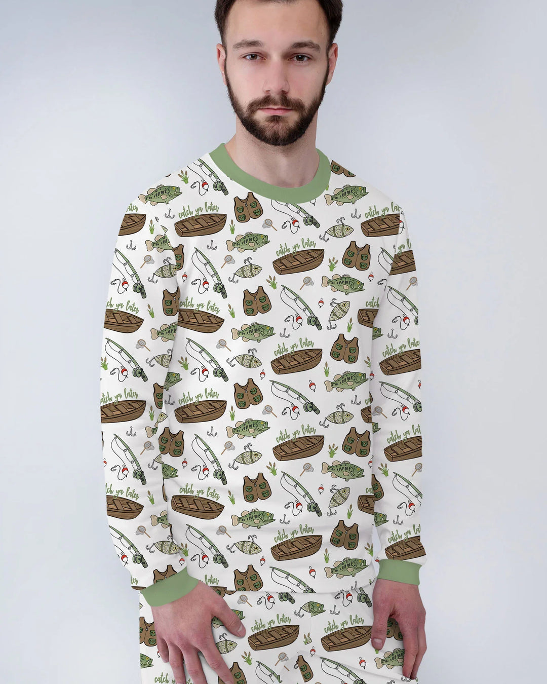 Vorlage Benutzerdefiniertes Herren-Pyjama-Set