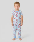 Zweiteiliges, kurzärmliges Pyjama-Set mit Marienkäfern