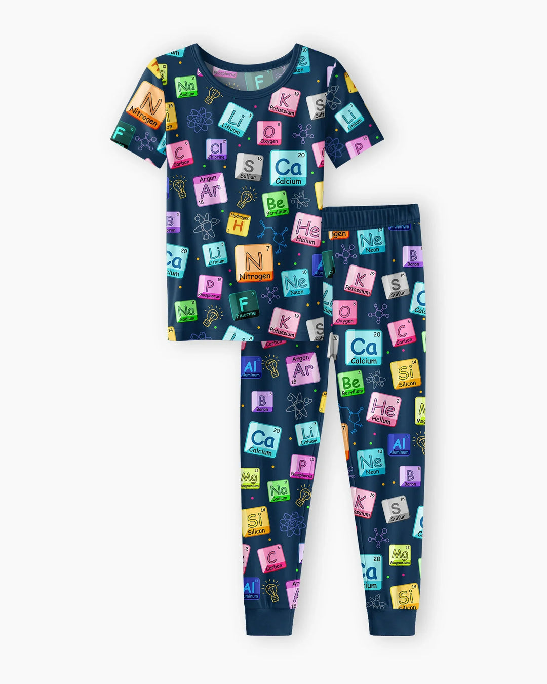 Zweiteiliges, kurzärmliges Pyjama-Set mit Marienkäfern