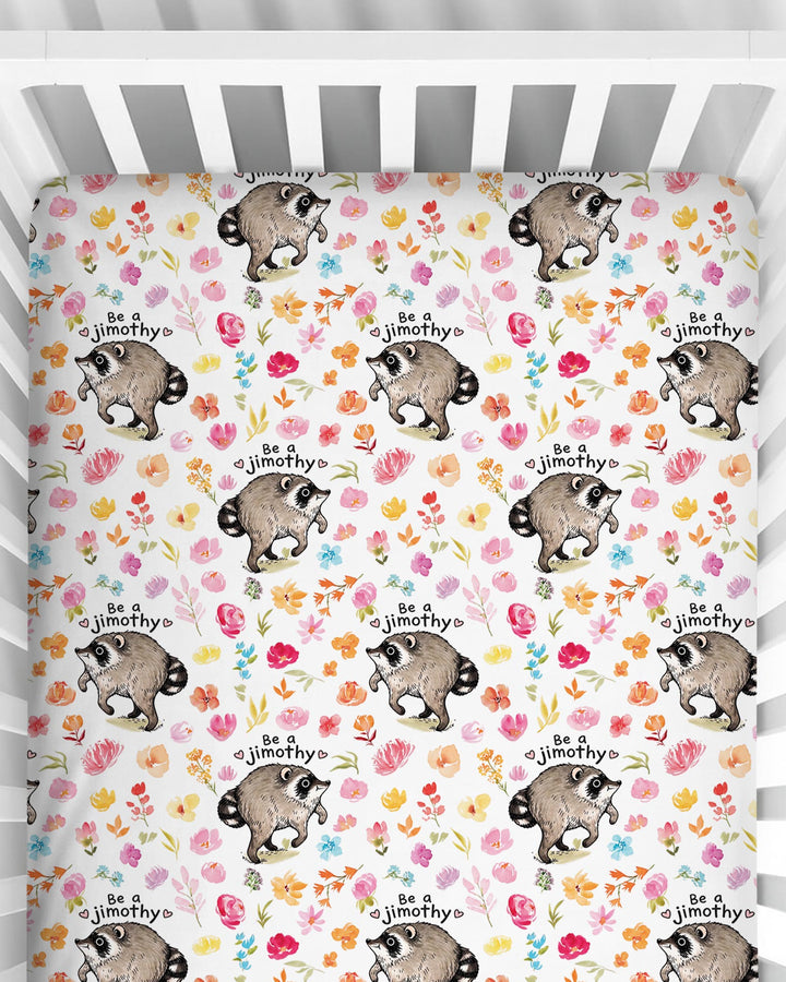 Be A Jimothy Family Matching Bamboo Fitted Crib Sheet
