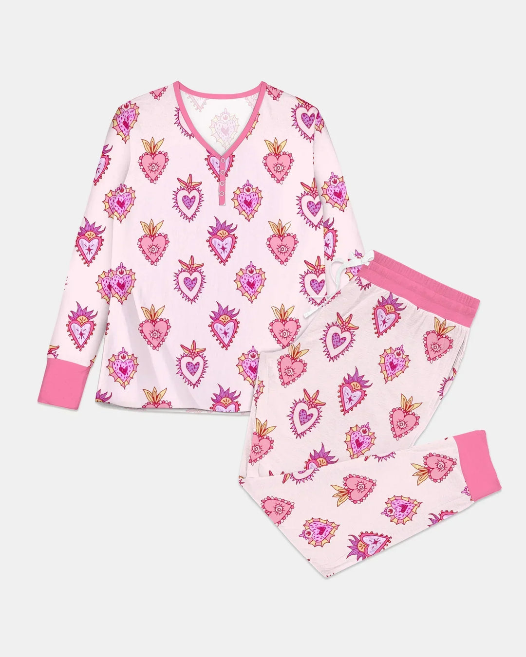 Mi Milagro Damen-Pyjama-Set aus Bambus