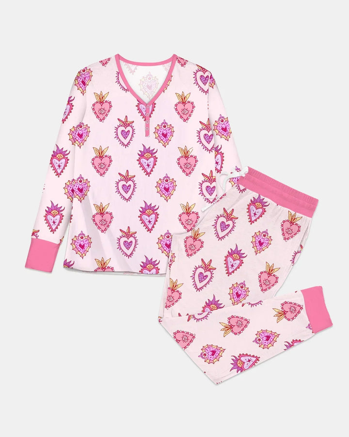 Mi Milagro Damen-Pyjama-Set aus Bambus