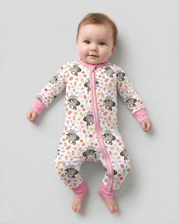 Gerippte Babykleidung mit individuellem Foto - Weich &amp; Skizzenhaft
