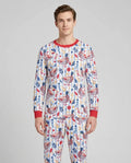 Patriotic Mallard Duck Bamboo Men's Pajama Set