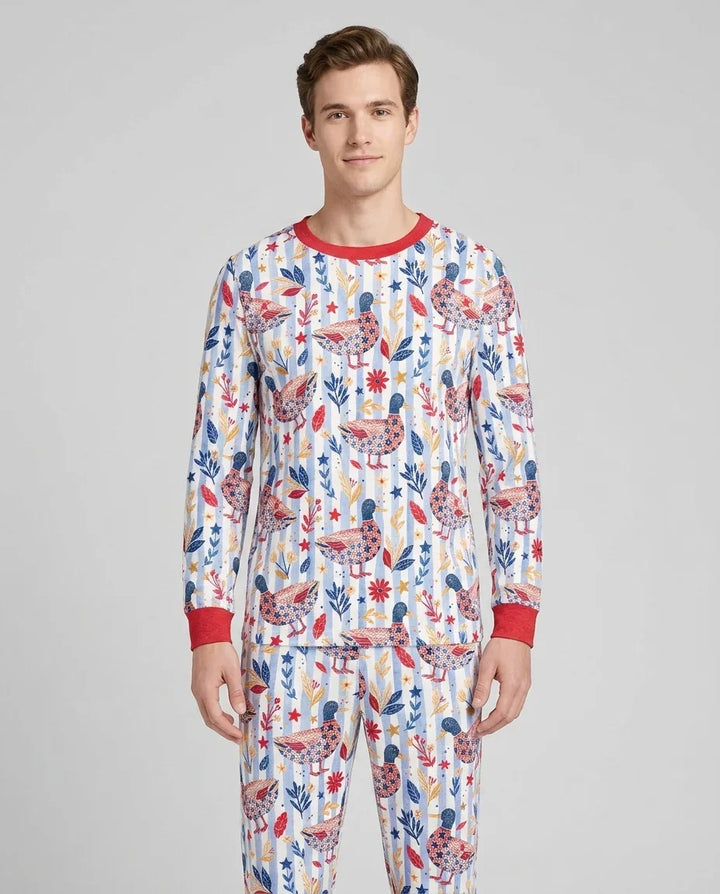 Vorlage Herren-Pyjama-Set