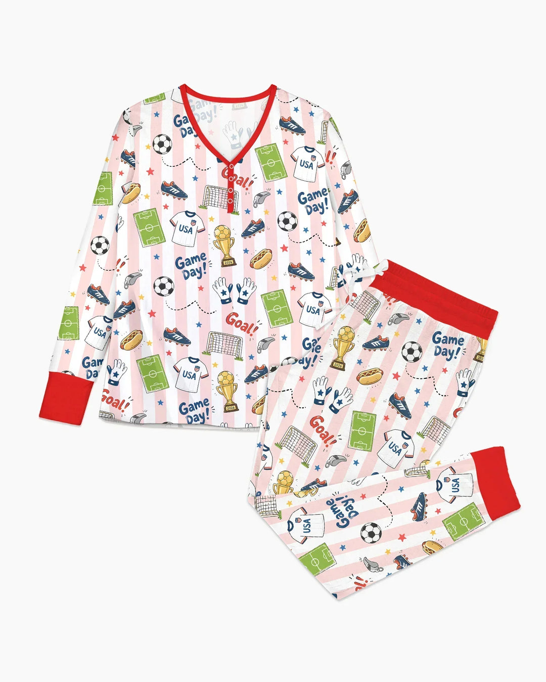Vorlage Bambus Damen Pyjama Set