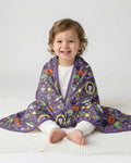 Halloween Monster Fun Bamboo Blanket