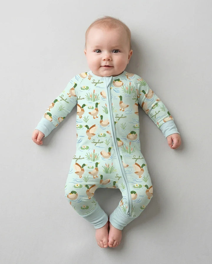 Gerippte Babykleidung mit individuellem Foto - Weich &amp; Skizzenhaft