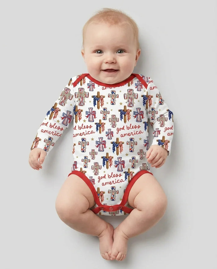 Gerippte Babykleidung mit individuellem Foto - Weich &amp; Skizzenhaft