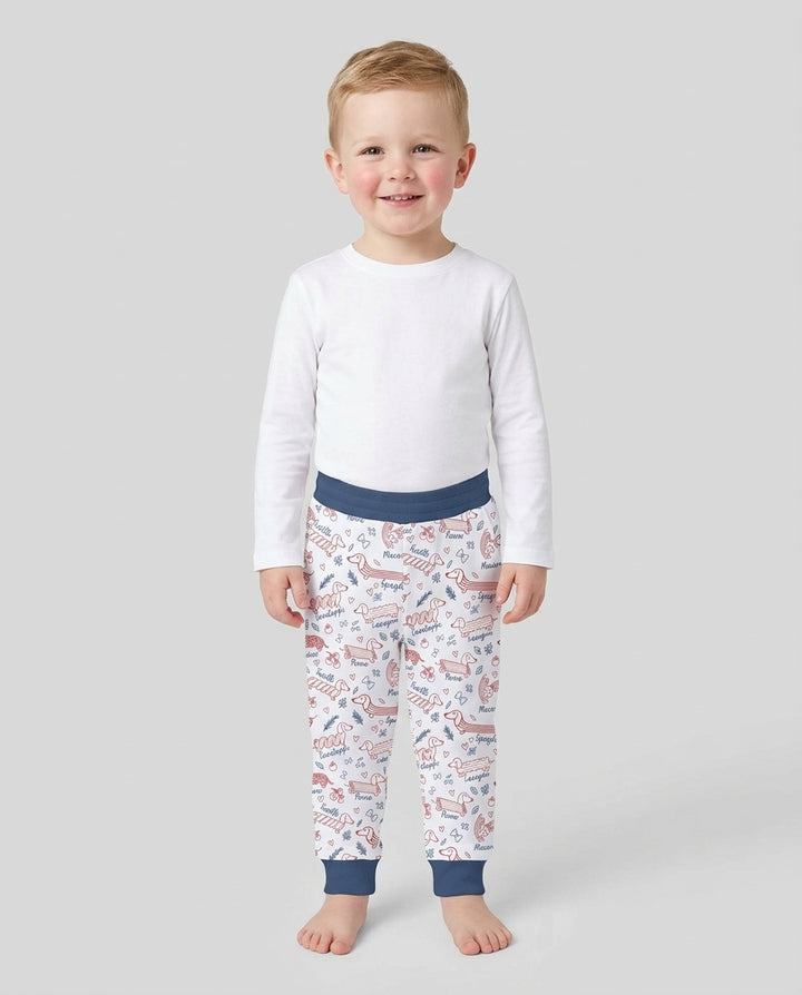 Funny Dachshund Pasta Pups Bamboo Jogger