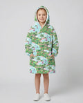 Preppy Coast Beach Club Tragbare Bambus-Deckenkapuzenjacke