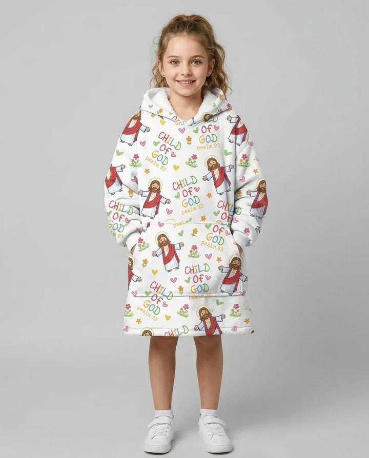 Jesus liebt mich Bambus-Decken-Hoodie