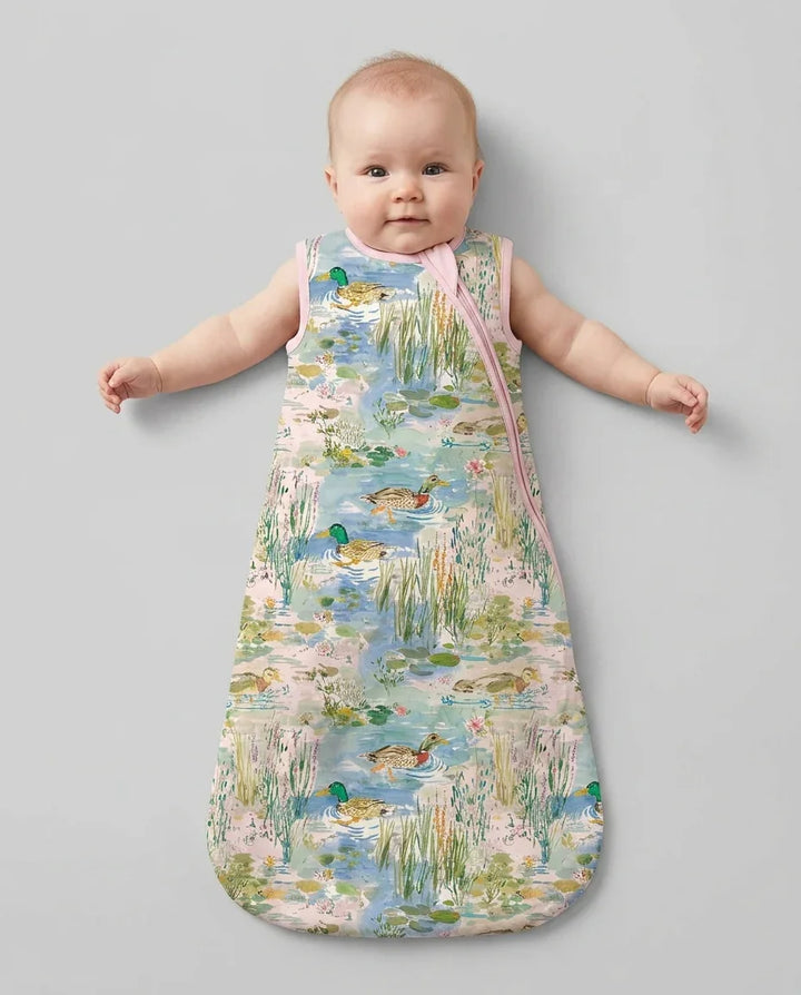 Watercolor Mallard Duck Bamboo Sleep Bag