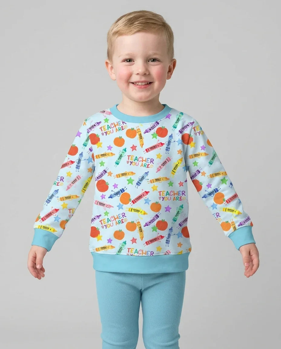 Sweatshirt mit Rundhalsausschnitt aus Bambusfaser