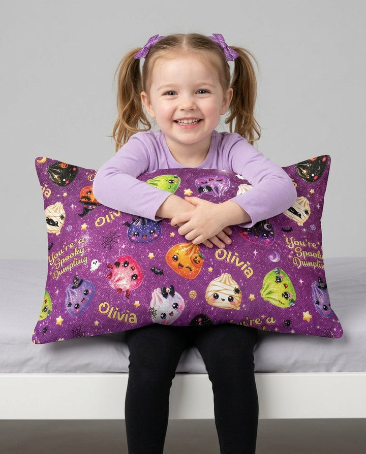 Custom Name You're A Spooky Dumpling Bamboo Pillow Case