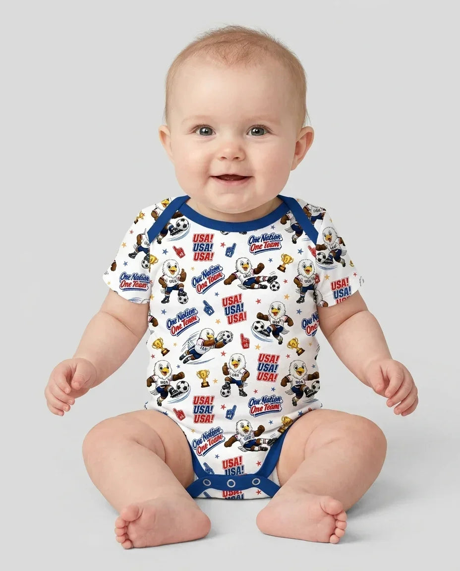 Gerippte Babykleidung mit individuellem Foto - Weich &amp; Skizzenhaft
