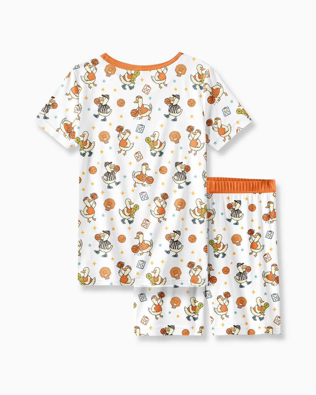 Schlafanzug-Set zweiteilig, kurze Ärmel, kurze Hose, Bambus