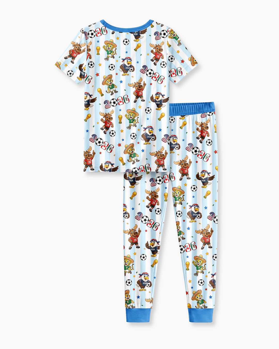 Zweiteiliges, kurzärmliges Pyjama-Set mit Marienkäfern