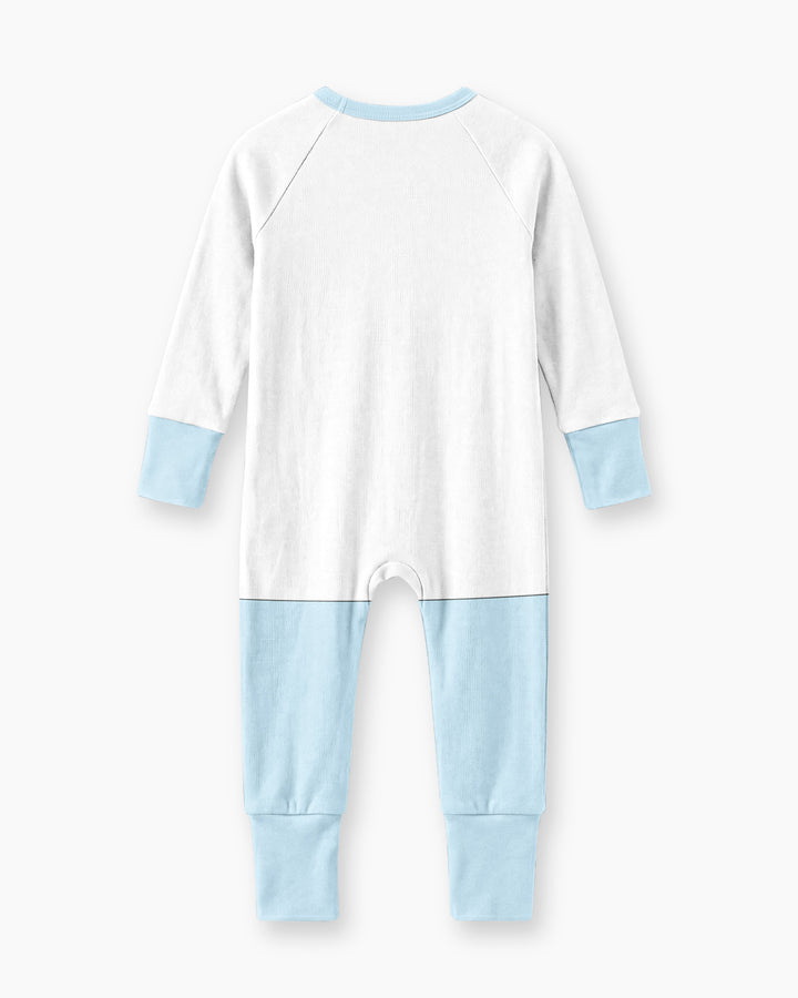 Gerippte Babykleidung mit individuellem Foto - Weich &amp; Skizzenhaft