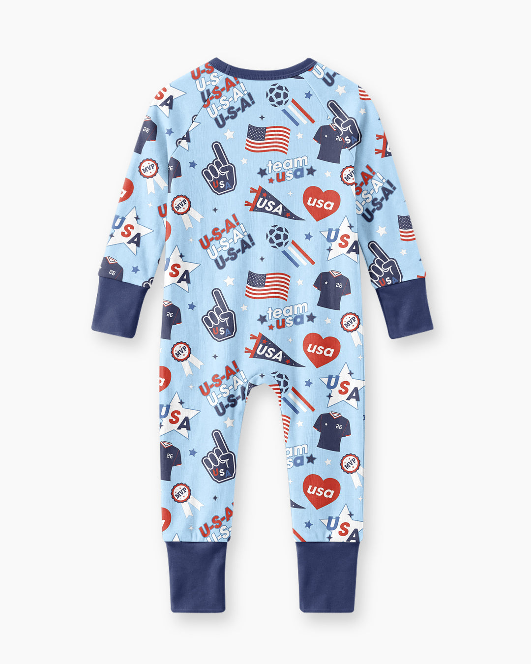 Soccer Party Team USA Bamboo Convertible Zippy