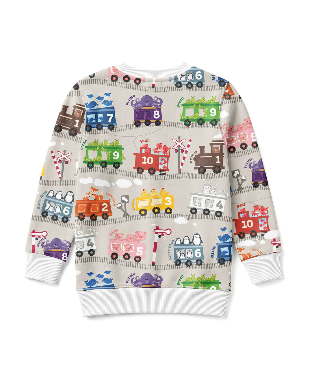Sweatshirt mit Rundhalsausschnitt aus Bambusfaser