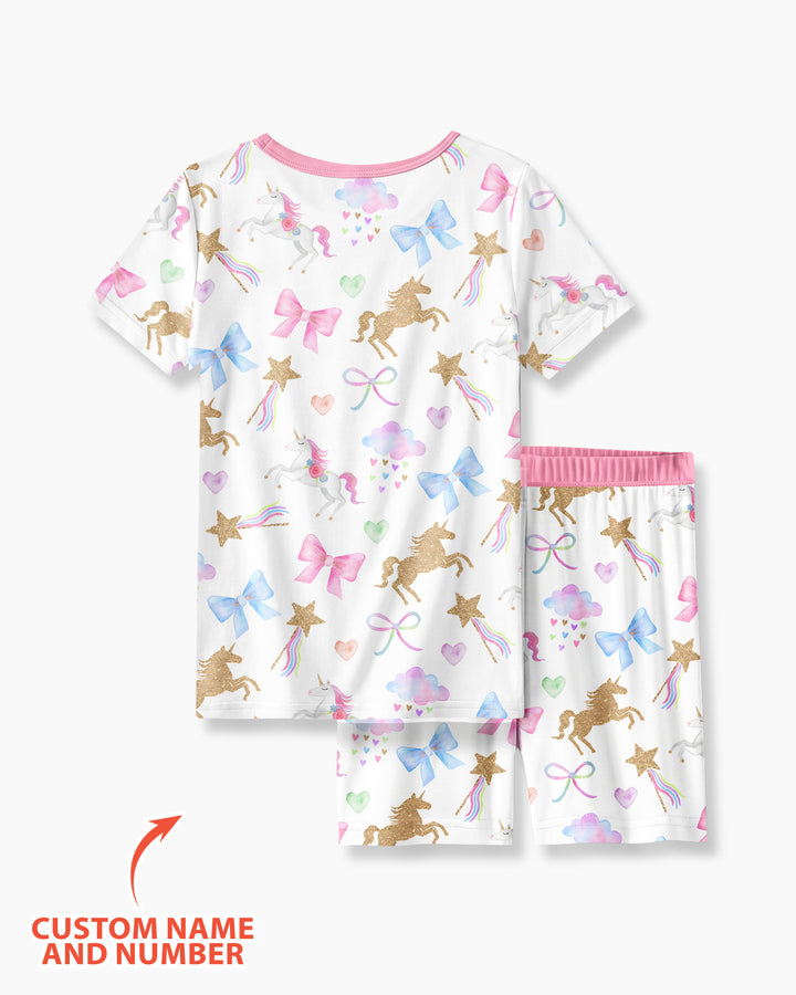 Custom Name When I Wake Up I Will Be Birthday Bamboo Two Piece Short Sleeve Shorts Pajama Set